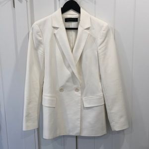 White Zara Blazer